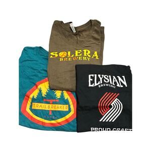 Women’s Brewery tee shirt bundle XL merch beer cider collection